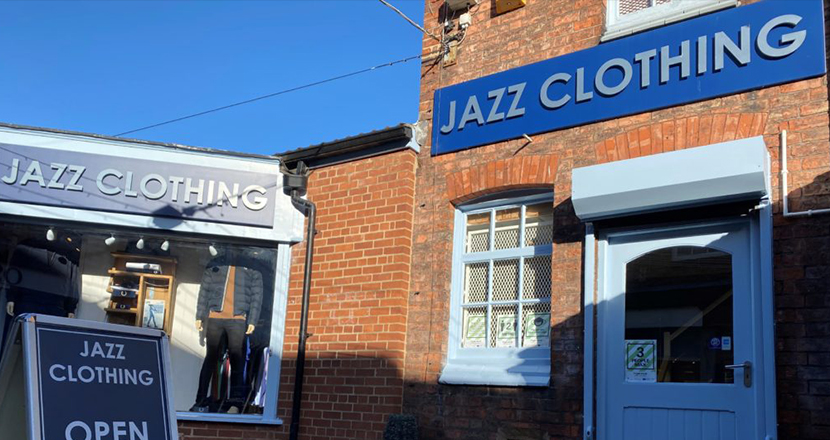 Jazz Clothing shop front