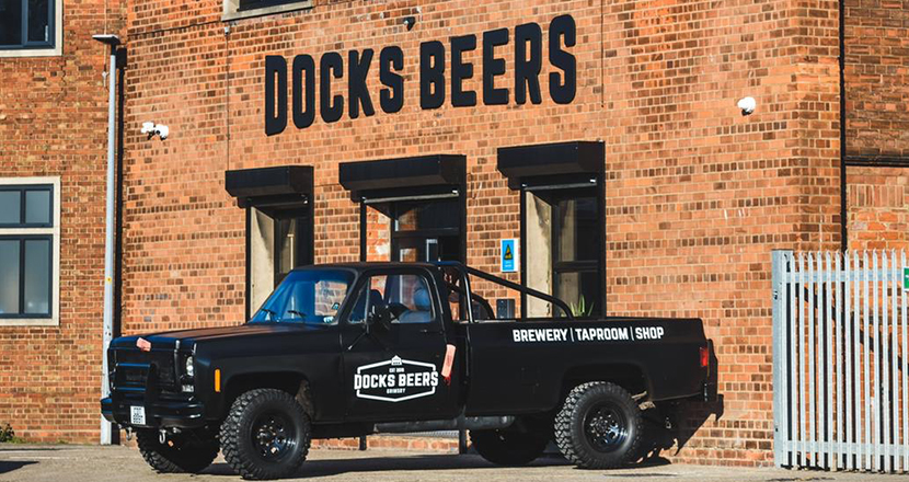 A photography of docks beers distillery
