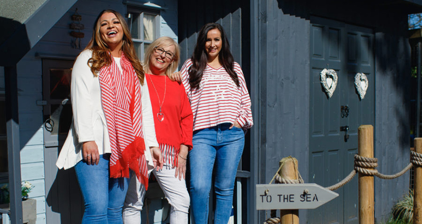 3 women wearing Tilletts clothing