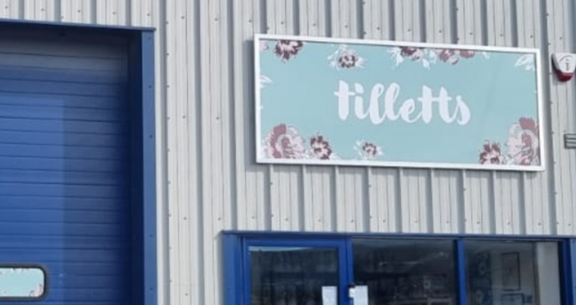 Tilletts Clothing Signage