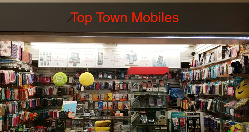 Top Town Mobiles Shop Front