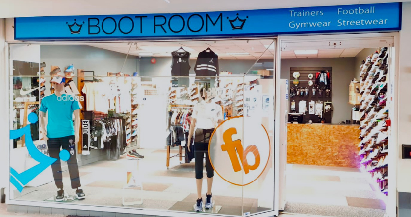 boot room shop front