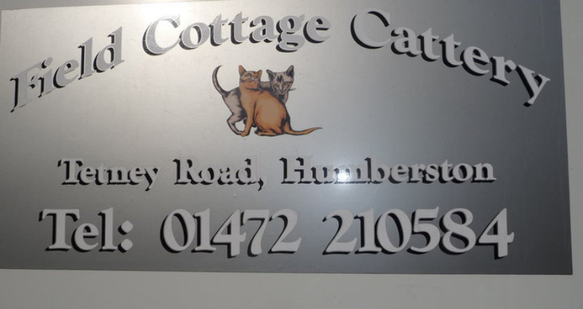 Field Cottage Cattery sign