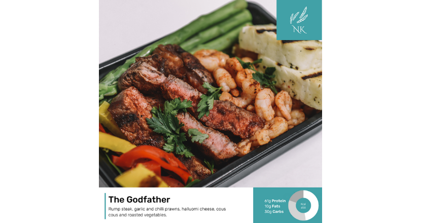 The godfather steak meal dish