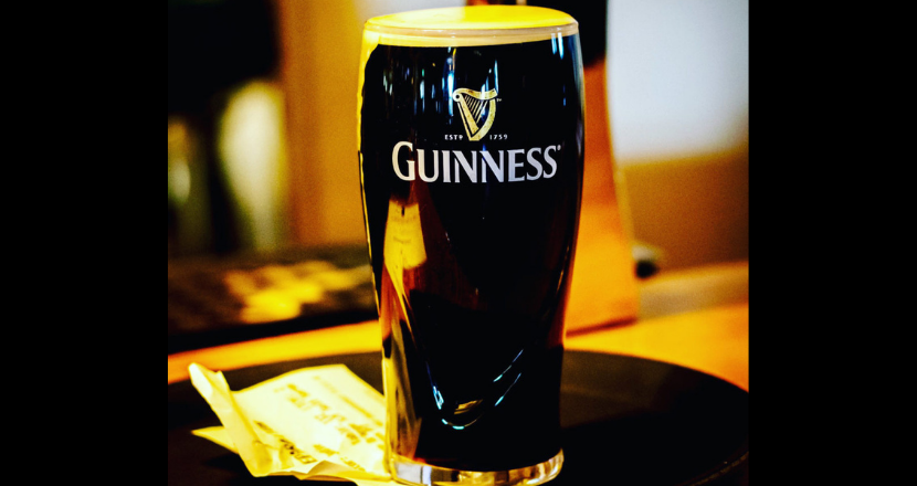 a pint of Guinness